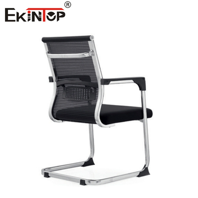 ODM Mid Back Black Mesh Kursi Kantor Dengan Tulang Belakang Modern