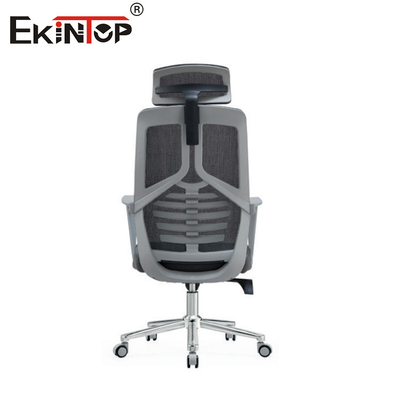 Kursi Kantor Ergonomis Multipurpose Gray Mesh Dengan Ketinggian dan Putar yang Bisa Disesuaikan
