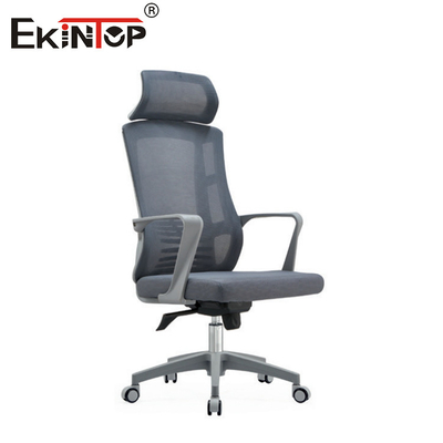 Kursi kantor belakang tinggi dengan sandaran kepala yang dapat diatur tinggi dan material jaring