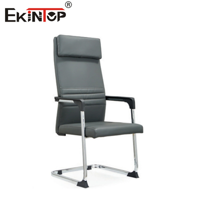 Kursi Kantor Kulit Tinggi Dengan Headrest Kursi Bow Gaya Modern