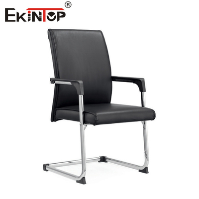 Kursi Kantor Kulit Tengah Belakang Dengan Tangan Kursi Lembut