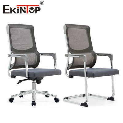 Kursi Kantor Mid Back Mesh Berwarna Gray Dengan Tinggi Kursi Yang Bisa Disesuaikan Dan Tulang Belakang