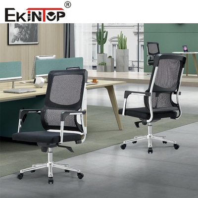 Kursi Kantor Ergonomis Mesh Hitam Gaya Modern Ukuran Standar
