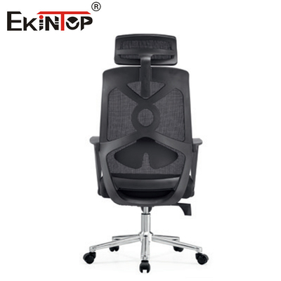 Kursi kantor dengan gaya modern dan sandaran kepala ergonomis