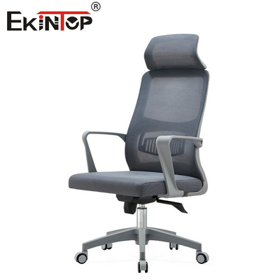 Kursi kantor dengan sandaran kepala bisa diputar dan disesuaikan