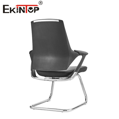 Kursi kantor kulit belakang tengah dengan desain berbentuk busur untuk ruang konferensi