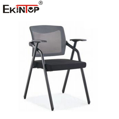 Kursi Latihan Lipat Warna Hitam dengan Bahan Mesh Bergaya Modern