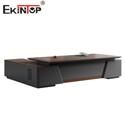 Desain Meja Kantor Kayu Modern untuk CEO Bos Executive Furnitur Kantor