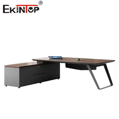 Desain Desain Kantor Modern Meja dengan Lemari Penyimpanan Disesuaikan