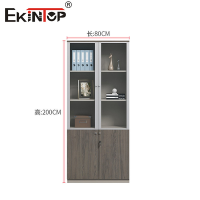 Furnitur Kantor Arsip Kabinet Kantor Latar Belakang Kabinet Rak Buku Kayu