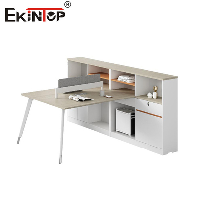 Desain Furnitur Khusus Ruang Kantor Ruang Kantor Stasiun Kerja Meja 2 Orang Modular