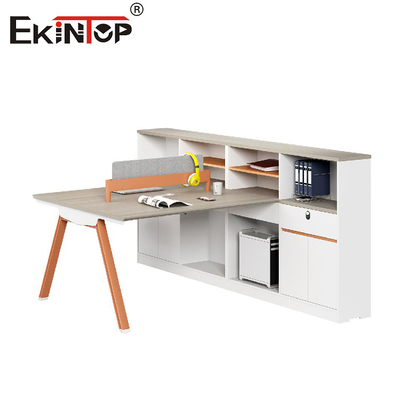 Desain Furnitur Khusus Ruang Kantor Ruang Kantor Stasiun Kerja Meja 2 Orang Modular