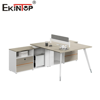 Modular Modern Kantor Partisi Workstation Dengan Arsip Storage Cabinet