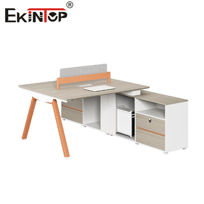 Modular Modern Kantor Partisi Workstation Dengan Arsip Storage Cabinet