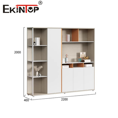 Perlengkapan Kantor Modern yang dapat disesuaikan Lemari Arsip Rak Buku Lemari Buku Kayu