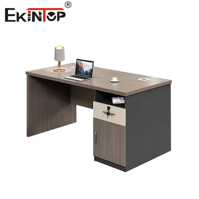 Furnitur Komersial Kantor Kayu Modern Komputer Desk Workstation