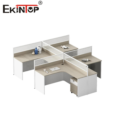 Stasiun Kerja Kantor Multi-Orang Modular dengan Layar Privasi Gaya Industri