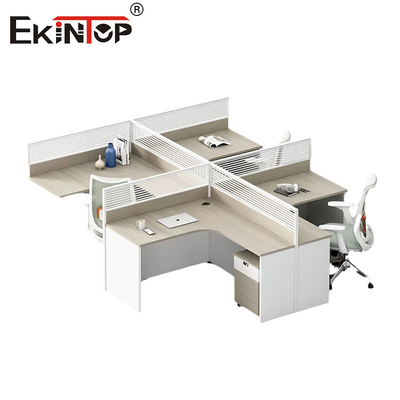 Stasiun Kerja Kantor Multi-Orang Modular dengan Layar Privasi Gaya Industri