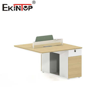 Harga Murah Warna Walnut Modern Gaya Workstation Furnitur Kantor