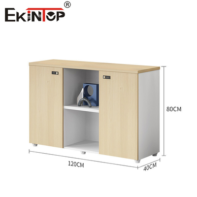 Lemari File Kayu Padat Perlengkapan Kantor dengan Gaya Modern