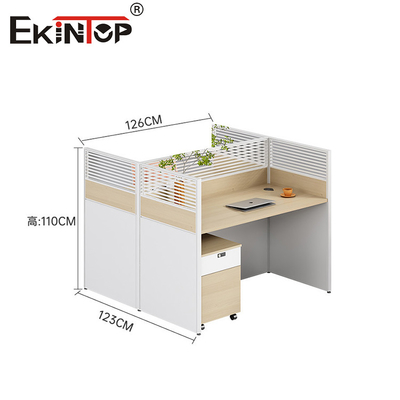 Industri Gaya Karyawan Desk Komputer Desk Workstation Disesuaikan