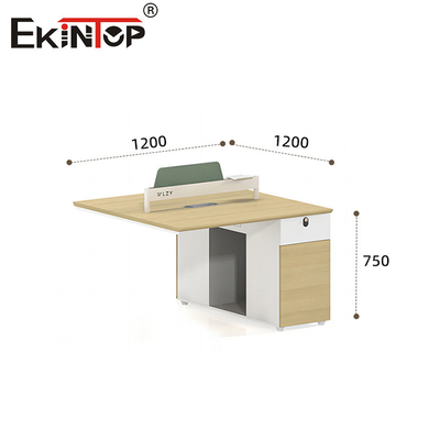 Furnitur kantor modular dan terhubung untuk dua orang Gaya modern