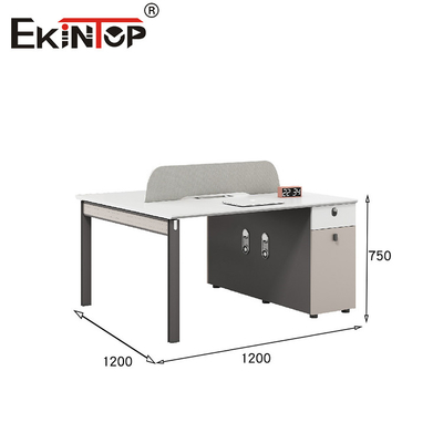 Stasiun Kerja Gaya Modern dengan Screen Divider Metal Legs Manufacturer Direct