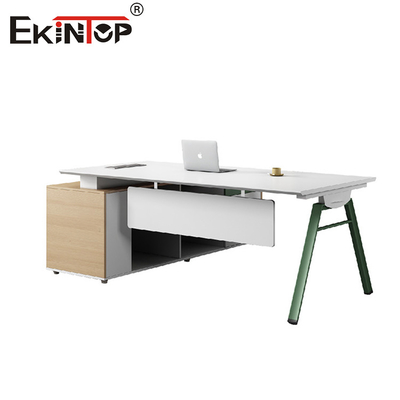 Desain Modern Meja Eksekutif Kantor Meja Kantor Furnitur Meja Kantor Disesuaikan