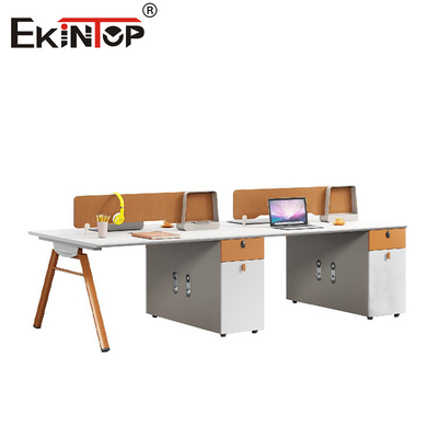 Perabot Kantor Berkualitas Tinggi Meja Modular Staf Workstation Gaya Komersial