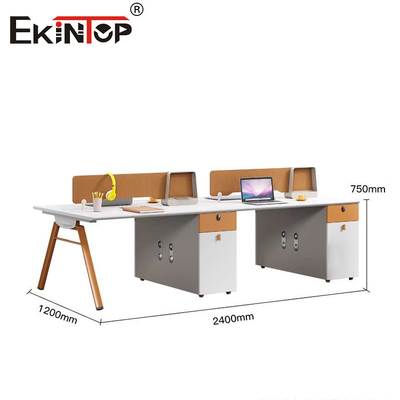 Perabot Kantor Berkualitas Tinggi Meja Modular Staf Workstation Gaya Komersial