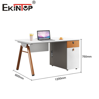Meja Kantor Desain Gaya Modern dengan Workstation Kabinet Penyimpanan Dapat Disesuaikan