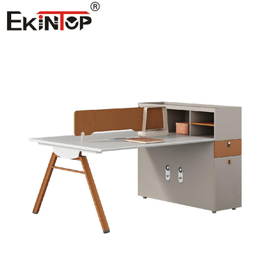 Desain Gaya Modern Karyawan Workstation Dengan Lemari Penyimpanan Harga Pabrik