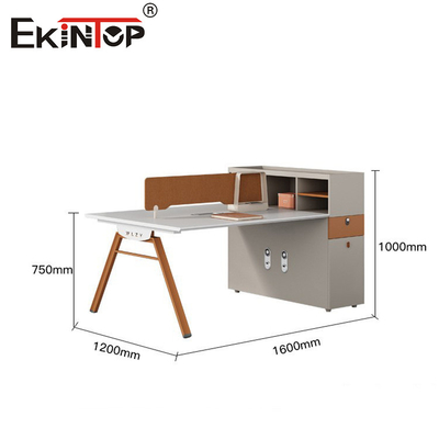 Desain Gaya Modern Karyawan Workstation Dengan Lemari Penyimpanan Harga Pabrik
