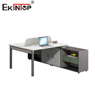Modul Gaya Modern Kantor Bisa Disesuaikan Stasiun Kerja Bahan Kayu