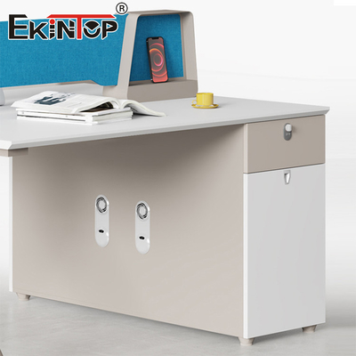 Meja Komputer Workstation Karyawan Bergaya Fashionable Didiskon