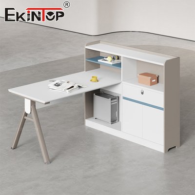 Furnitur Modular Ruang Kantor Stasiun Kerja Gaya Modern Meja Karyawan