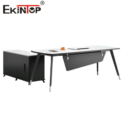 Manajer Meja Kantor Kayu Modern Meja Komputer Meja Gaya Industri