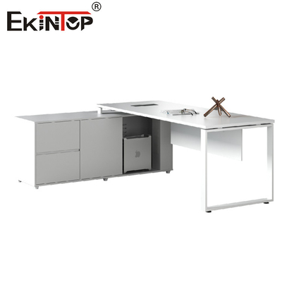 Gaya Modern Kantor Putih Karyawan Meja Direktur Produsen