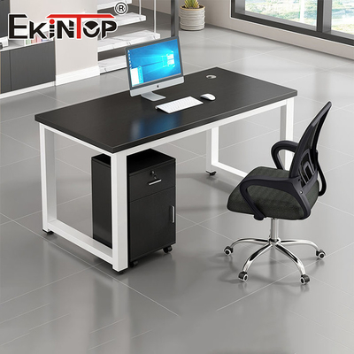 Gaya Modern Meja Karyawan Kecil Kantor Resepsi Furnitur Meja Eksekutif