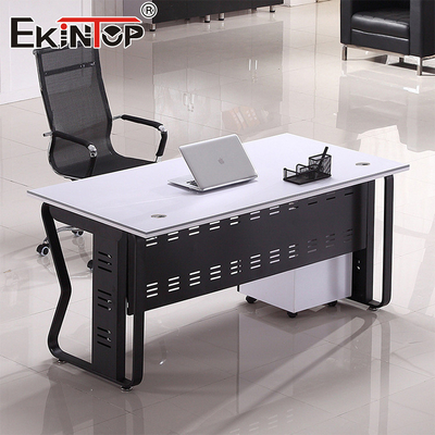 Pabrik Grosir Gaya Modern Meja Kantor Kayu Meja Kantor Resepsi