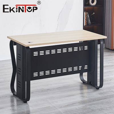 Meja Komputer Kayu Padat Gaya Modern Walnut Meja Kantor untuk Kantor Rumah