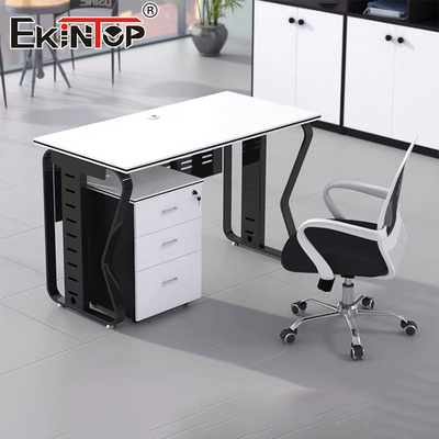 Pabrik furnitur kantor Meja dan kursi berkualitas tinggi Meja komputer kayu solid