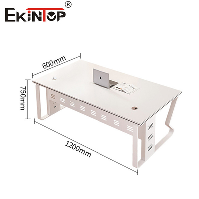 Desain Modern Meja Kantor Putih Grosir Meja Komputer Kayu Padat