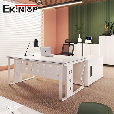Modern Style Kantor Staf Eksekutif Meja Desk Komersial Disesuaikan