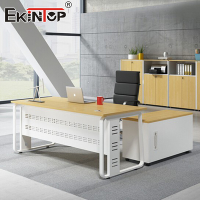 Manajer Ruang Kantor Meja Kantor Meja Komersial Gaya Industri