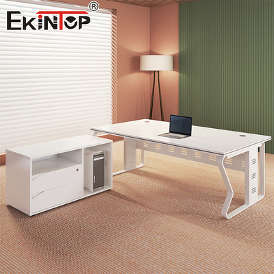 Manajer Ruang Kantor Meja Kantor Meja Komersial Gaya Industri