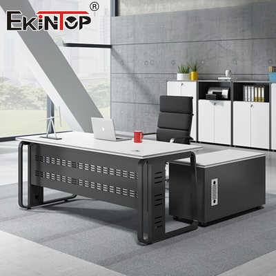 Modern Furniture Kantor Eksekutif Meja Komersial yang dapat disesuaikan