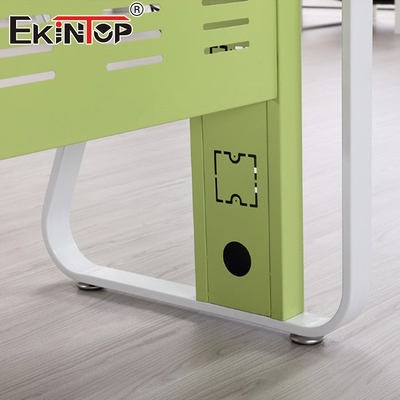 Furnitur Grosir Meja Kantor Meja Staf Meja Sudut Kayu Gaya Komersial