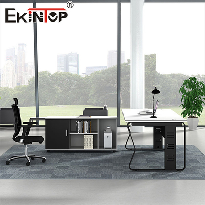 Desain Modern Kantor Eksekutif Meja Komputer Kursi Meja