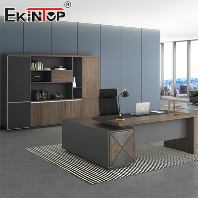 Meja Kantor Pemasok Meja besar dengan laci untuk ruang kantor